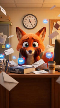 Productive Zen Fox